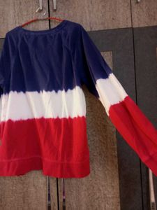 Striped Long Sleeve Warm Top/Sweatshirt