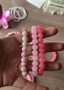 glass bead bracelet stack
