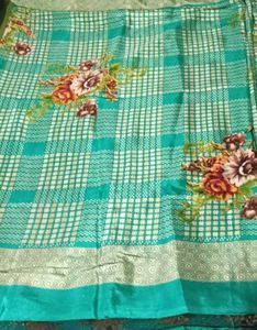 multicolored Floral Saree