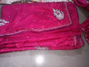 Pink Saree