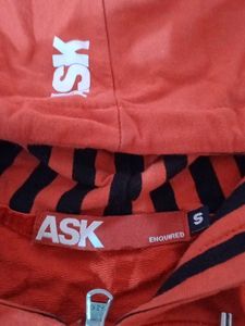Red Ask Enquired Hoodie