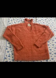 Cozy Coral Knit Sweater