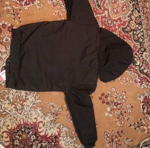 Stylish Black Hooded Jacket