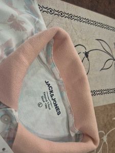 New Floral Print Polo T-Shirt