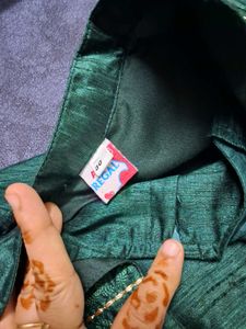 Elegant Green Kurta Suit For Kids