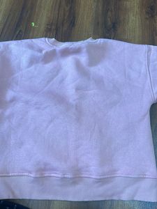 Peach colour Wool top for girls