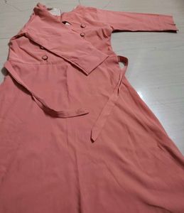 Girls Peach Dress
