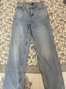 straight leg h&m jeans