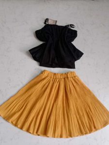 Stylish Two-Tone Dress set very good quwalty ver