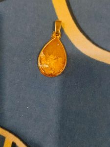 Gold Teardrop Pendant
