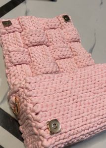 Handmade Beautiful Crochet Pink Bag