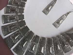 Oxidised Choker &amp; Earring Set