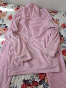 Pink Zip-Up Hoodie
