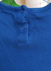 Baby Lion Blue Onesie