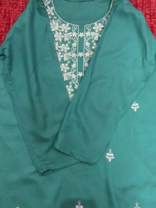 Short chikan Kurta