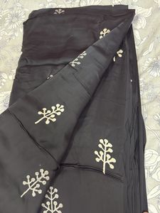 Satin Block Print Fabric