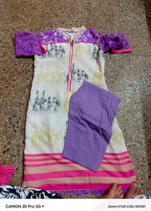 Women Legins Kurti Set