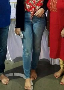 high-waisted H&M jeans