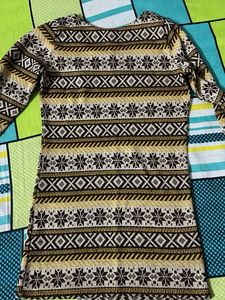 Patterned Knit Dress
