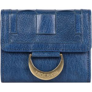 Hidesign Blue Trifold Genuine Leather Women’s Wall