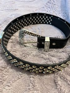 Rhinestone Studded Belt