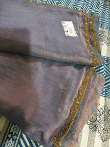 Elegant Lavender Saree