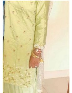 Sea Green Kurti With Palazzo