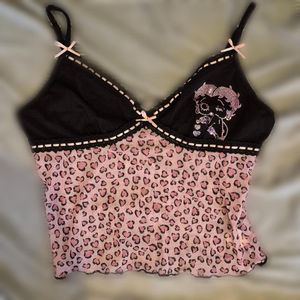 Romwe Women’s Betty Boop Top