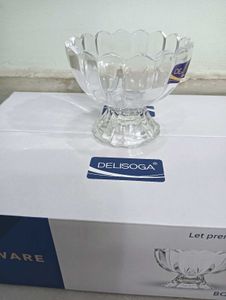 Delisoga Crystal Clear Bowls