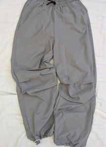 Gray Parachute Pants