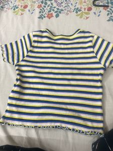Striped Knit Top