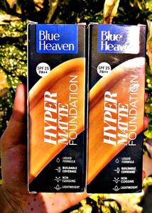💥Combo Of Blue Heaven Hyper Matte Foundation💥