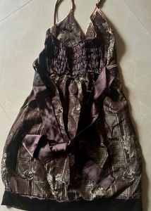 Satin Midi dress