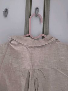 Sleeveless Shirt Dress