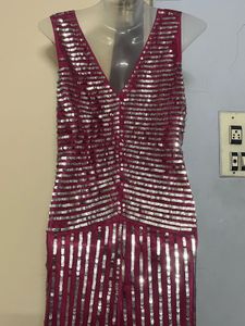 Pintrest Pink Sequin Party Dress