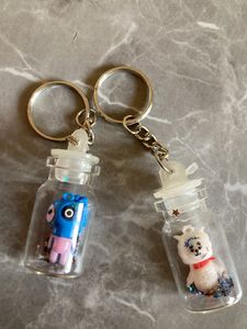 BT21 Mang &amp; RJ Keychains