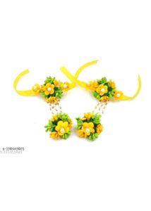 Floral Jewelry Set for Haldi Ceremony