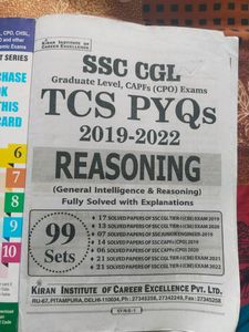 SSC CGL Reasoning Book 📚📚📚