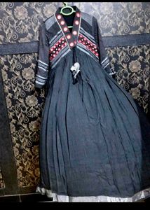 Navratri Special New Pure Linen Anarkali💃