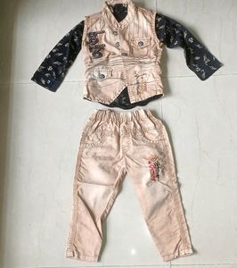 Price Dropped 3 Piece Party Wear For Baby Boy