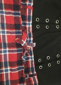 Plaid Fit &amp; Flare Dress