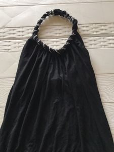 Black Backless Tops