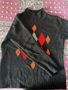 Patterned Knit Sweater