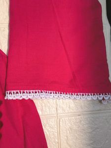 Rose Pink Short Kurti 🎀