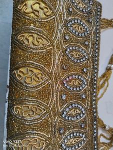 Clutch With Stone Work