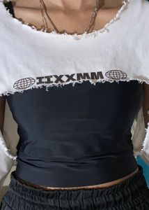 Raw Edge Cropped Bolero