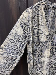 Zara Animal Print Blouse