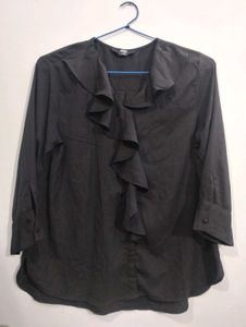 Black Chiffon Top