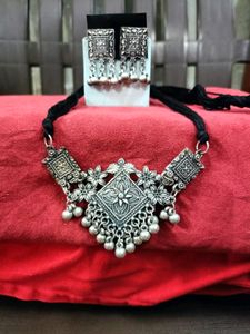 Oxidised Jwellery Set