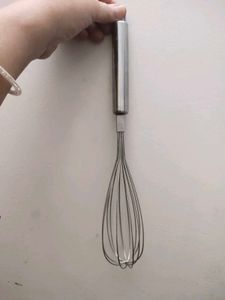 Vintage Stainless Steel Balloon Whisk